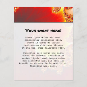 Flyer Tentáculo de inflamación - Arte fractal