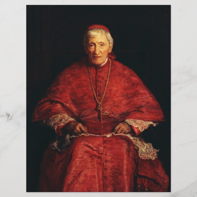Flyer Teólogo inglés de Saint John Henry Newman (Frente)