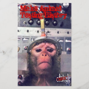 Flyer Terminar con las pruebas en animales