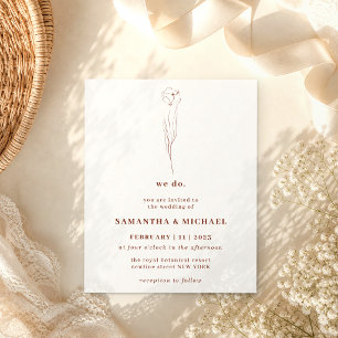 Flyer Terracota floral botánica independiente hacemos pr