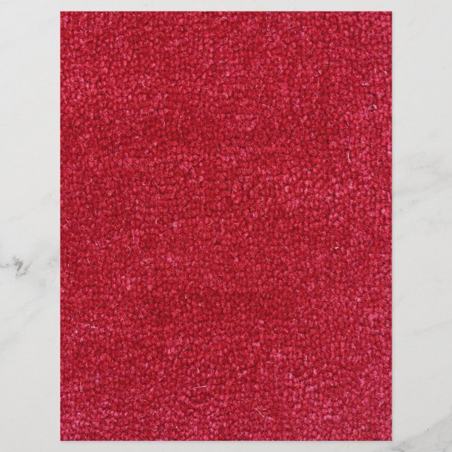 Flyer Textura de alfombra verde y roja (Frente)