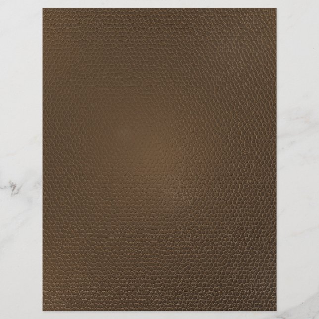 Flyer Textura de cuero (Frente)