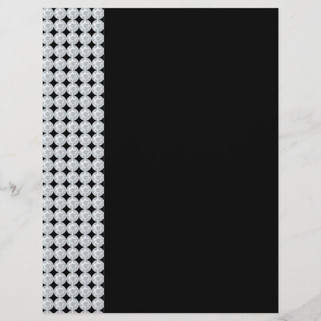 Flyer Textura de diamante (Frente)