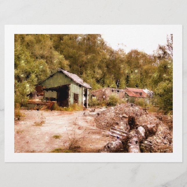 FLYER THE OLD GOLD MINE (Frente)