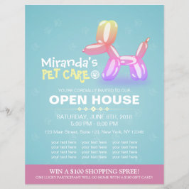 Flyer Tienda de cuidado de mascotas Mascota Salón de bel