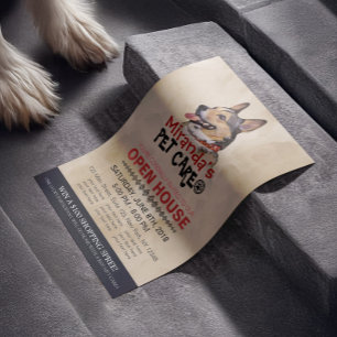 Flyer Tienda de cuidado de mascotas Mascota Salón de bel