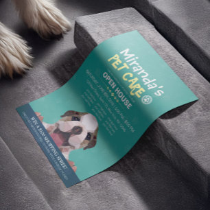 Flyer Tienda de cuidado de mascotas Mascota Salón de bel