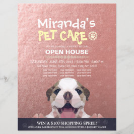 Flyer Tienda de cuidado de mascotas Mascota Salón de bel