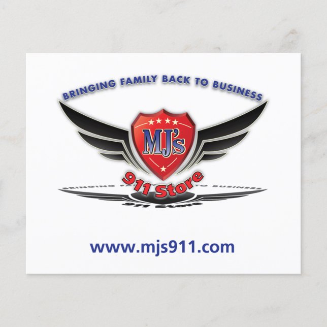 Flyer Tienda MJ 911 (Frente)