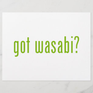 Flyer ¿tiene wasabi?