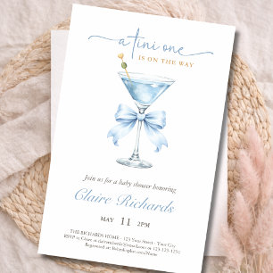 Flyer Tini presupuesto uno está en camino niño baby show
