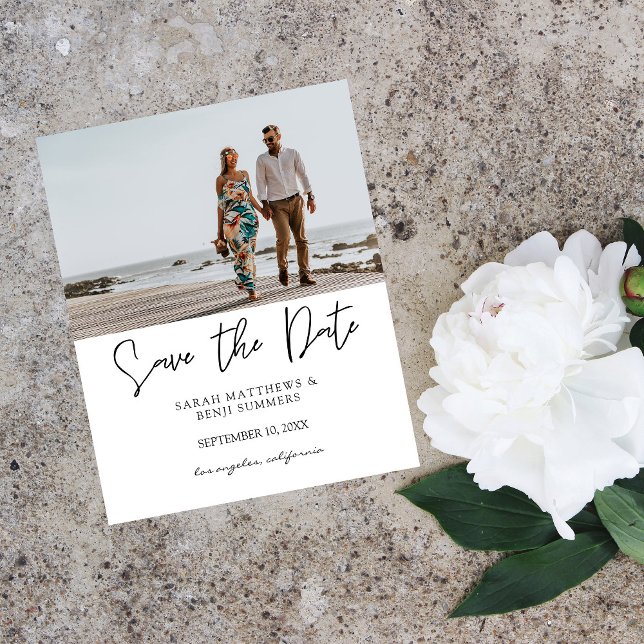 Flyer Tipografía fotográfica de presupuesto Guardar el v (Subido por el creador)