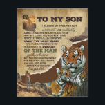 Flyer To My Son Gift,Tiger Lovers,Letter To Son From Dad<br><div class="desc">To My Son Gift, Tiger Lovers, Letter To Son From Dad
- This is wonderful gift for your family,  your friend in any occasions such as housewarming,  birthday,  new home
- It can be used for house decor,  make your house more gorgeous!</div>