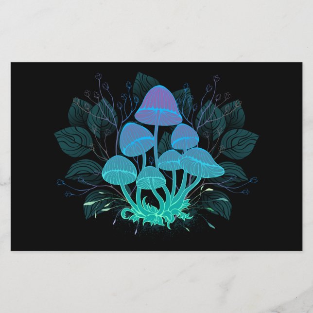 Flyer Toadstools en Bushes (Frente)