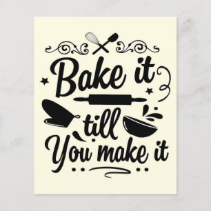 Flyer Tómalo hasta que lo hagas   Baking Baker