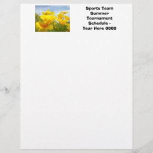 Flyer Torneos de verano de equipos deportivos personaliz