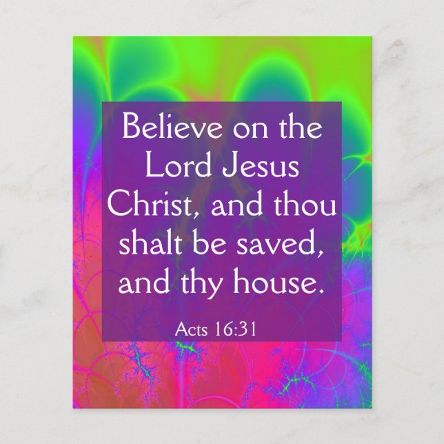 Flyer Tracto de gospel (Frente)