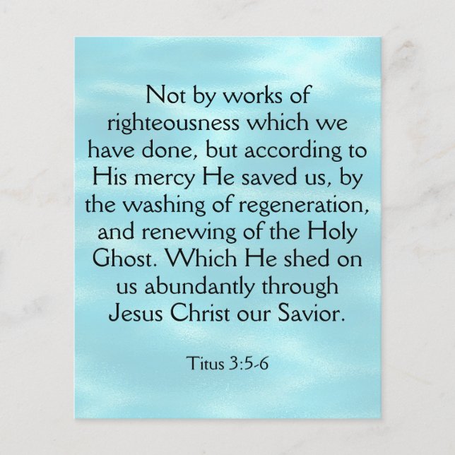 Flyer Tracto de gospel (Frente)