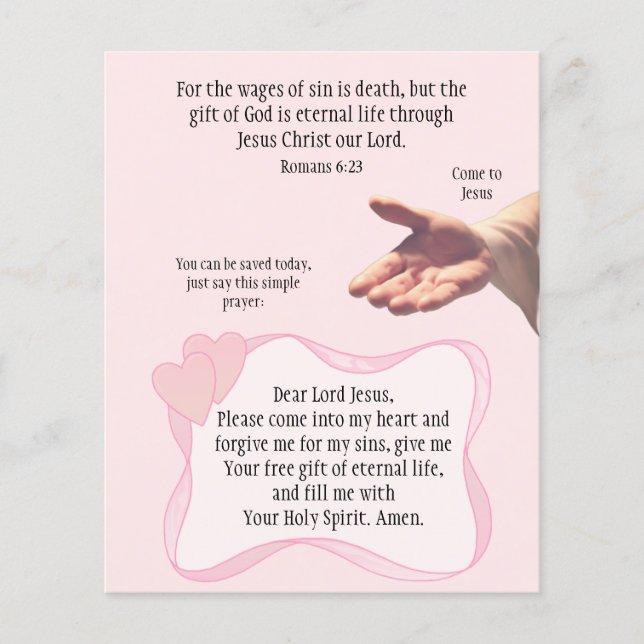 Flyer Tracto de gospel (Frente)