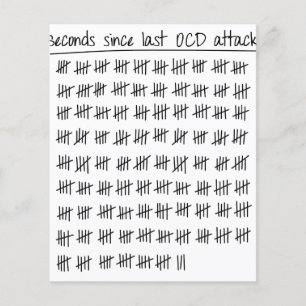 Flyer Trastorno obsesivo-compulsivo del OCD tally