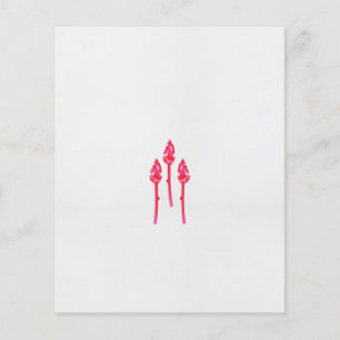 Flyer Tres flores rosas con fondo negro