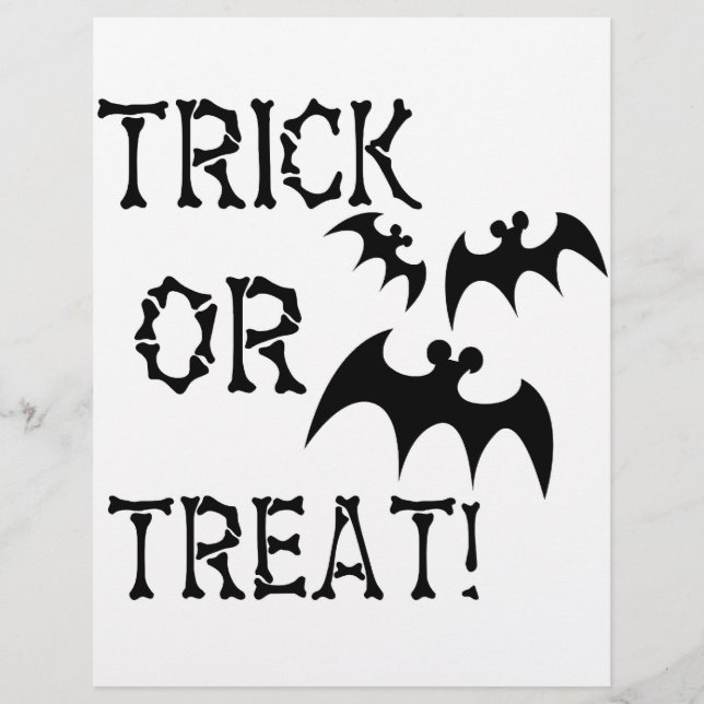 Flyer ¡Trick o Trek Bats! (Frente)