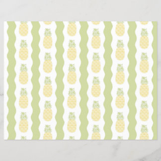 Flyer tropical scrapbooking paper