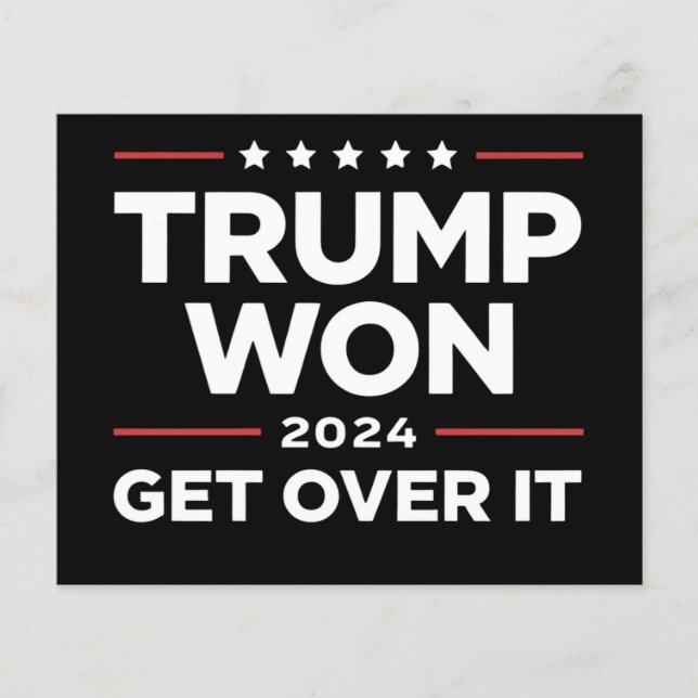 Flyer Trump Ganó Acéptalo 2024 (Frente)