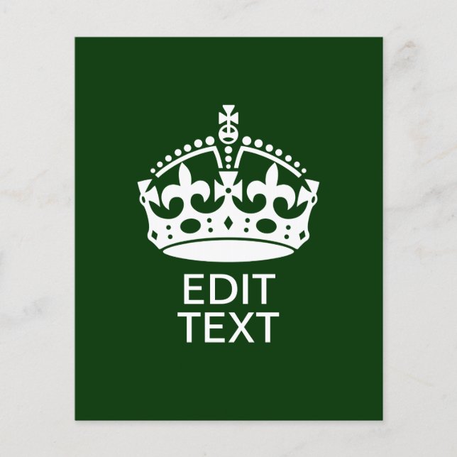 Flyer ¡Tu texto mantiene la calma en la Personalizar ver (Frente)