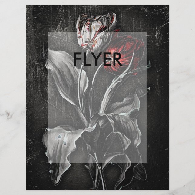 Flyer Tulipanes góticos (Frente)