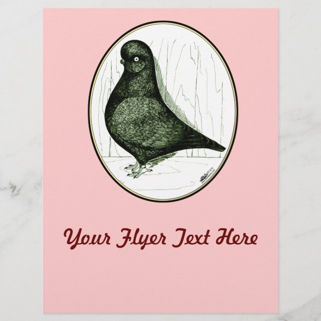 Flyer Tumbler Pigeon LFCL de 1978 (Frente)