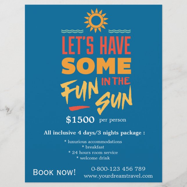 Flyer Turismo Viajes (Frente)