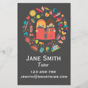 Flyer Tutor o profesor independiente de alfabetización p