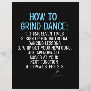 Flyer Tutorial de baile de graduación - ¡NO!