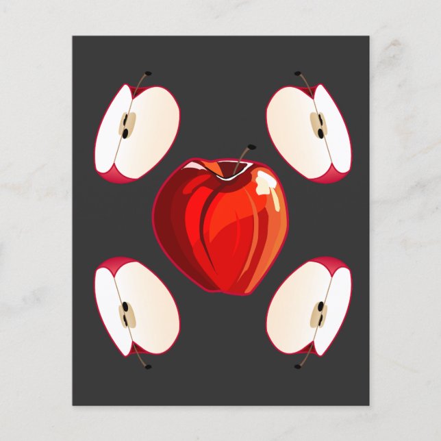 Flyer Un Apple al día... (Frente)