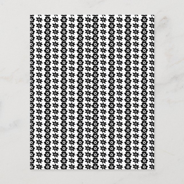 Flyer Un patrón repetido de círculos interconectados y (Frente)