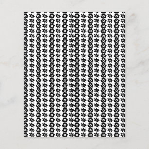 Flyer Un patrón repetido de círculos interconectados y