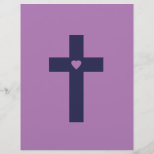 Flyer Una cruz con corazón