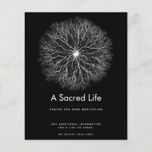 Flyer Una Fuente   Diseño Árbol de la Vida