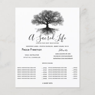 Flyer Una Fuente   Diseño del Árbol de la Vida