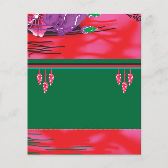 Flyer una pintura de una rana en un campo de hierba (Frente)