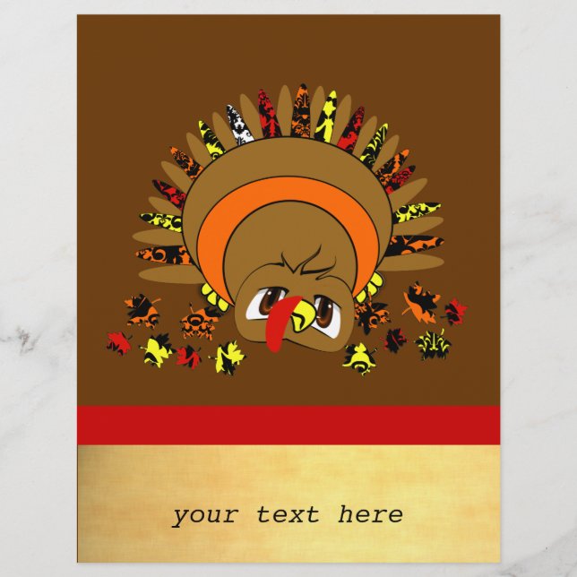 Flyer Una Turquía linda (Frente)