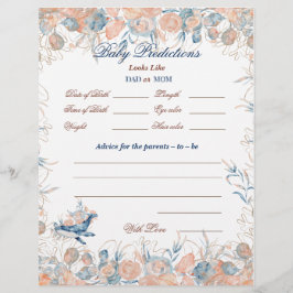 Flyer Under the Sea Watercolor Baby Shower