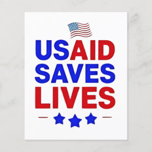 Flyer USAID salva vidas de la agencia estadounidense de