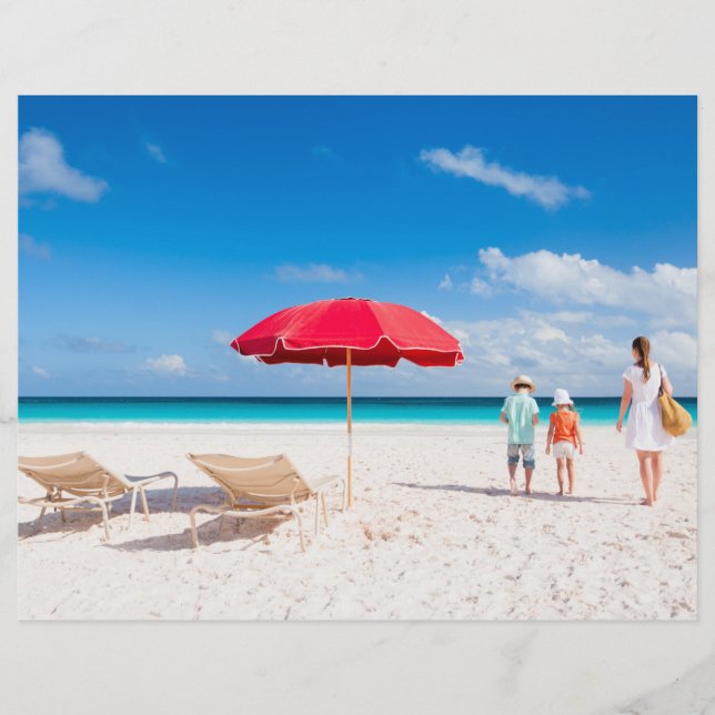 Flyer Vacaciones familiares (Frente)