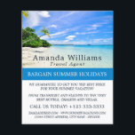 Flyer Vacaciones tropicales, agente de viajes anunciante<br><div class="desc">Vacaciones Tropicales,  Agentes De Viajes Anunciando Volantes Por La Tienda De Tarjetas De Negocios.</div>