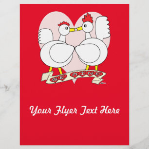 Flyer Valentine Be Mine