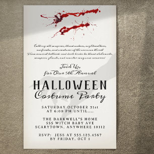 Flyer Vampiro Bloodsuckers Halloween Party