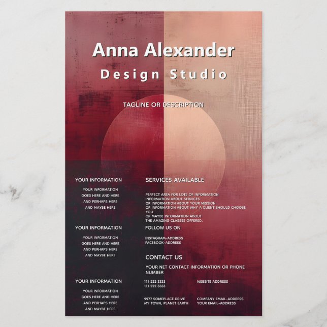 Flyer Velo de División | Diseño Mínimo  (Frente)