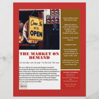 Flyer Ven, estamos abiertos